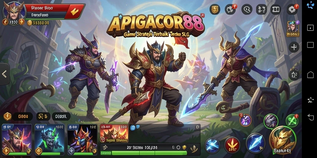 Tampilan gameplay menarik dan interaktif dari APIGACOR88.