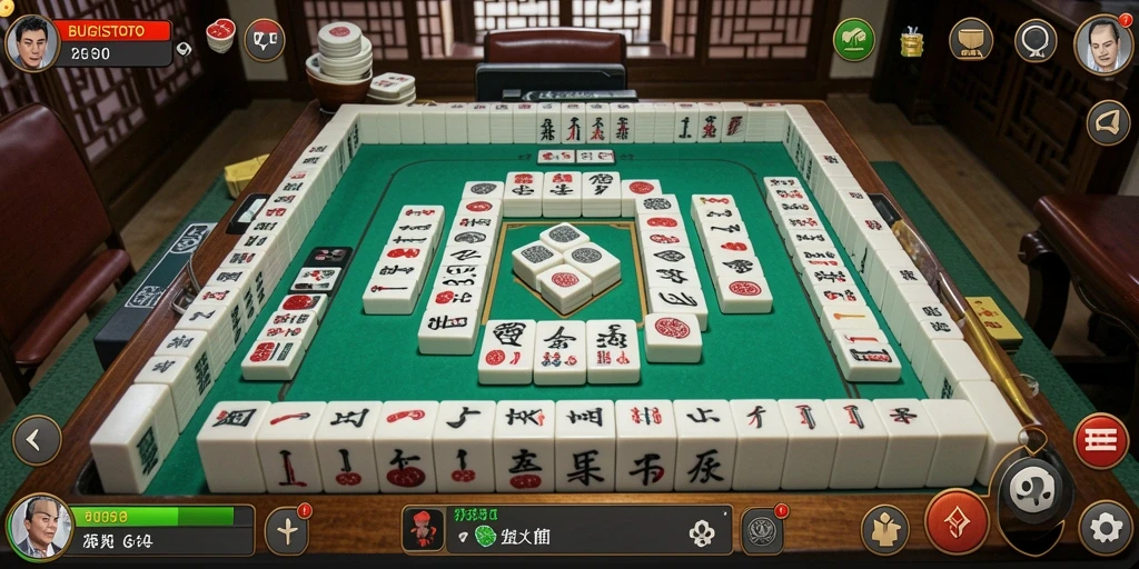 Tangkapan layar gameplay BUGISTOTO menampilkan keseruan Mahjong.