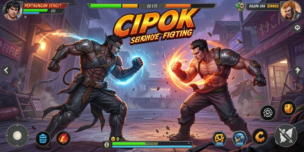 Gameplay intens dan aksi pertarungan seru di CIPOK.