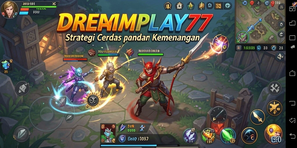 Tangkapan layar menampilkan aksi mendebarkan dalam permainan strategi.