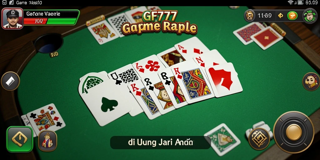 Tampilan gameplay Gaple yang seru dan kompetitif di GF777.