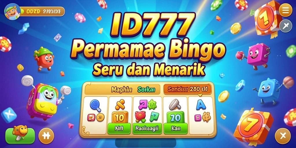 Gameplay ID777 yang menarik dengan elemen Bingo yang menyenangkan.