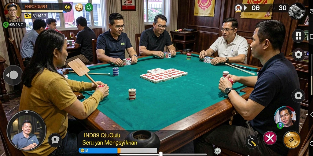 Tampilan seru gameplay QiuQiu IND89.