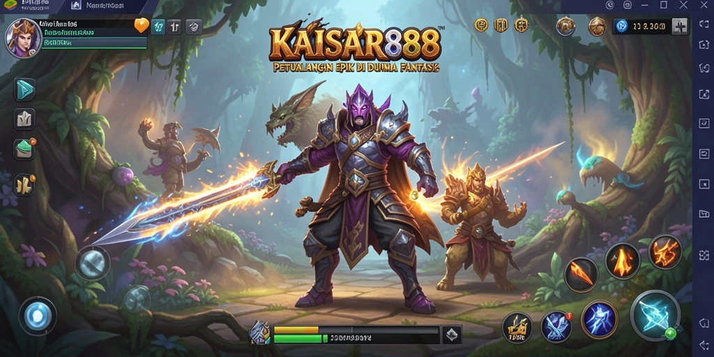 Tangkapan layar KAISAR888 menampilkan aksi seru dalam permainan petualangan.