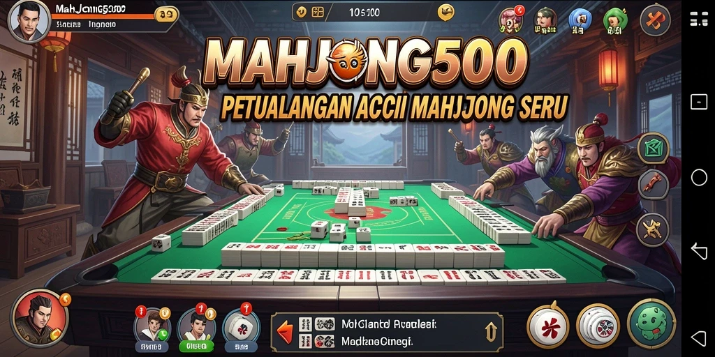 Tangkap momen seru gameplay aksi di MAHJONG500.