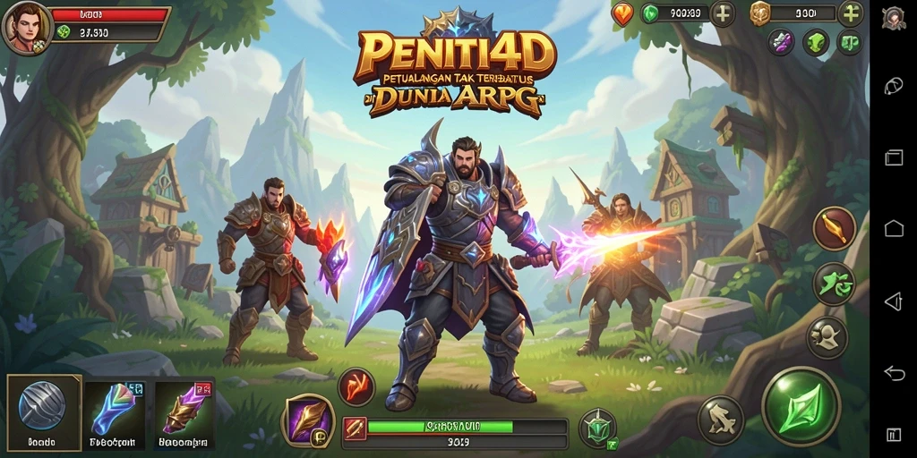Tampilan gameplay seru dan memukau di PENITI4D.