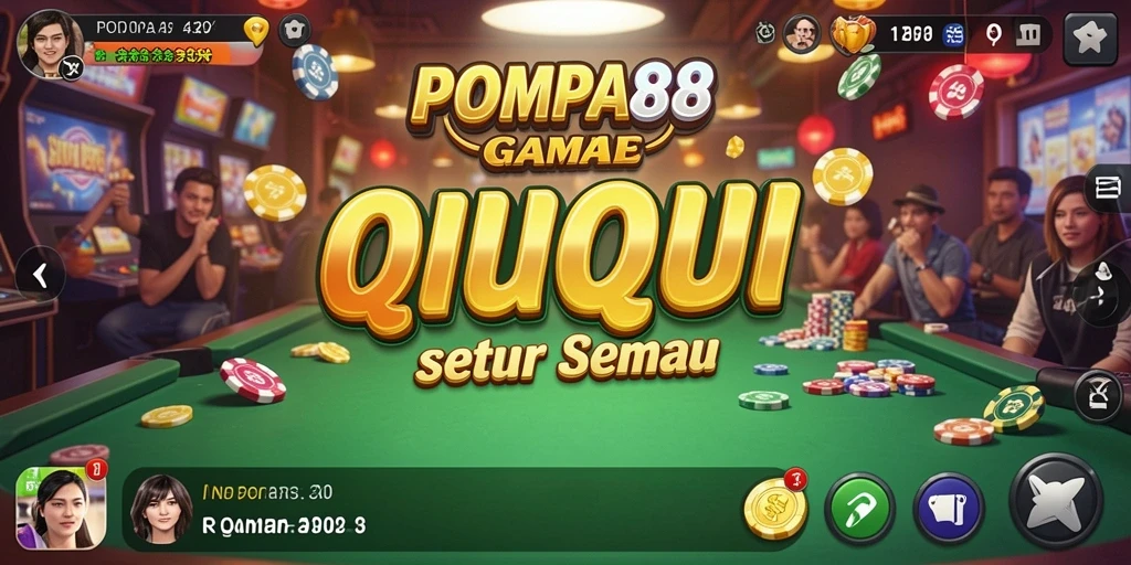 Tangkapan layar utama POMPA88 menampilkan gameplay yang seru dan penuh aksi.