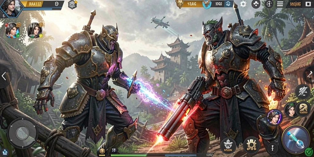 Tampilan menarik dan gameplay strategis RAJA132.