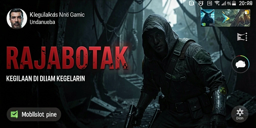 Gameplay RAJABOTAK yang menakutkan dan penuh ketegangan.