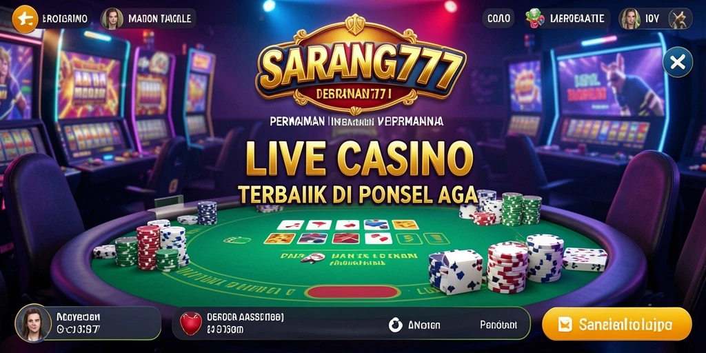 Gambaran menarik dari gameplay Live Casino SARANG777.