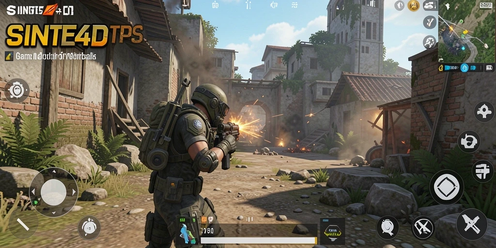 Screenshot gameplay SINTE4D yang mendebarkan dan grafis menawan.
