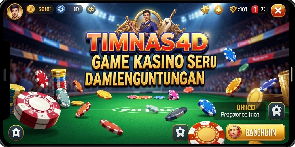 Tampilan gameplay menarik dari TIMNAS4D di kasino daring.