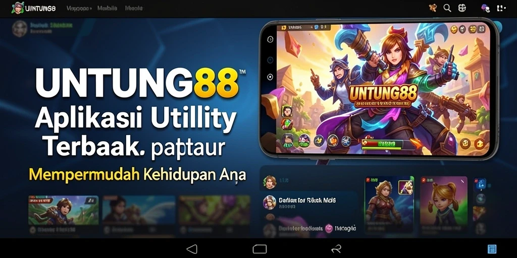 Tampilan utama UNTUNG88 dengan antarmuka sederhana dan fungsional.