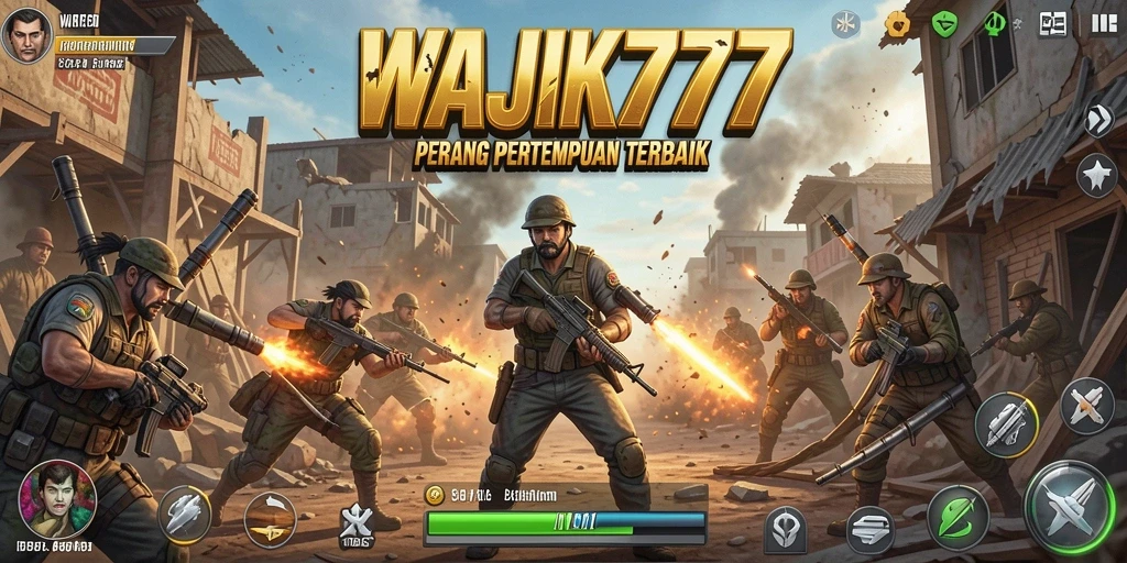 Screenshot WAJIK777 menunjukkan gameplay seru dalam pertempuran Battle Royale.